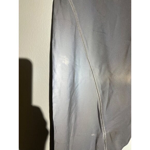 So Real women's gray running athletic reflective leggings Size M - Picture 9 of 10